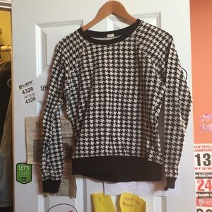 Houndstooth sweater